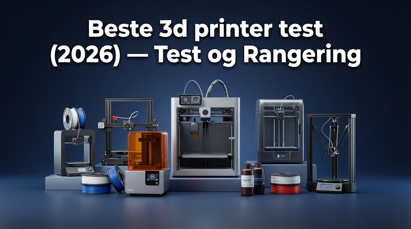 Beste 3d printer test (2026) — Test og Rangering