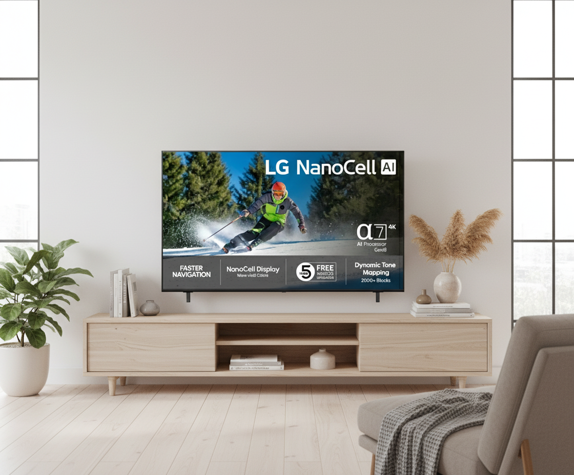 LG Nano80 AI 4K NanoCell Smart TV