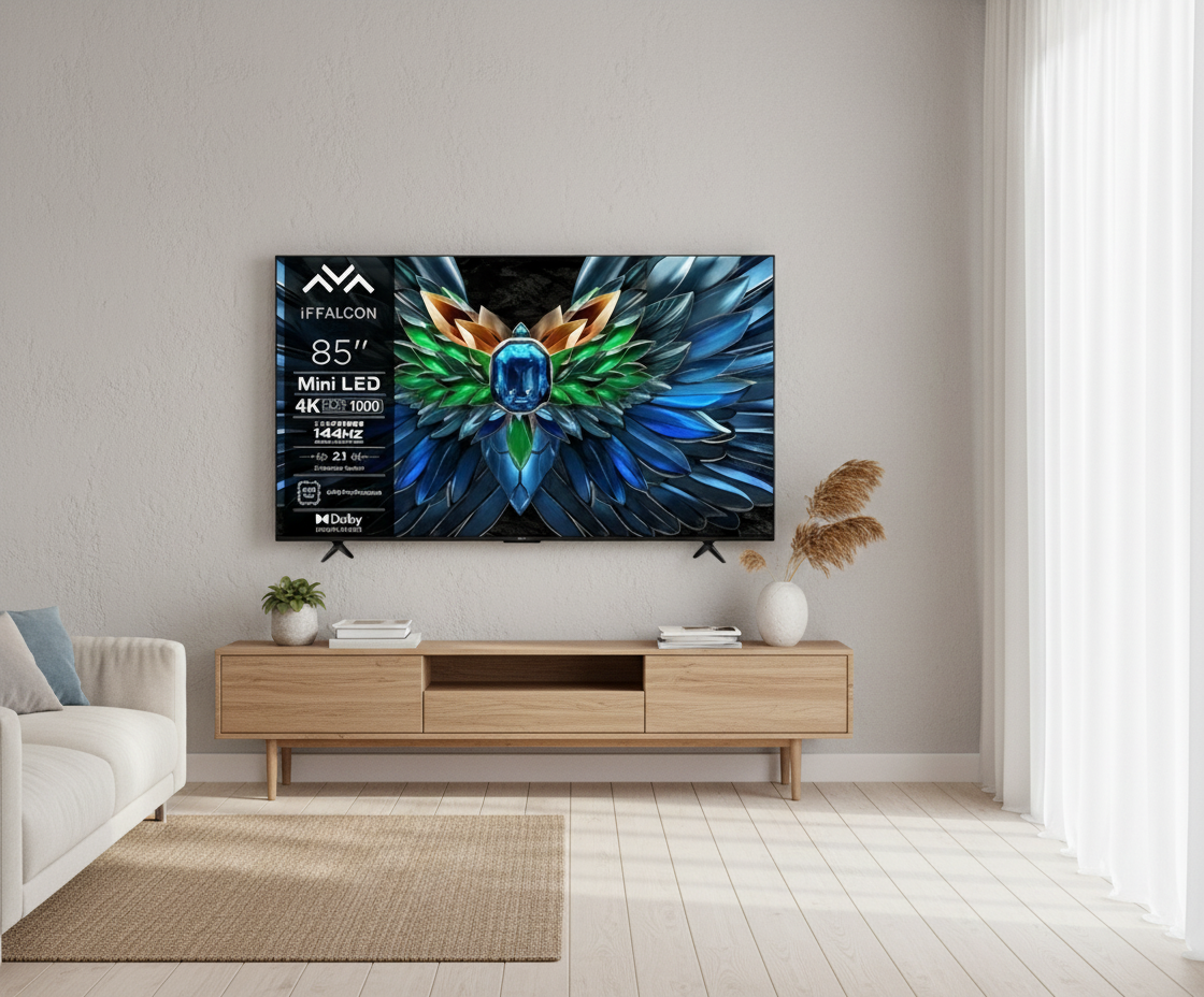 iffalcon U85 4K Mini LED Smart Tv-Tv-75 tommer og større