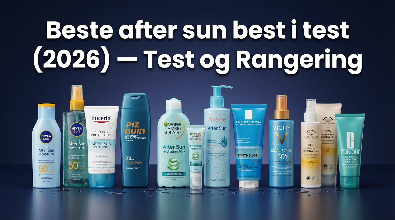 Beste after sun best i test (2026) — Test og Rangering
