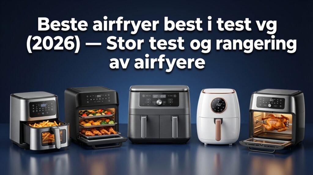 Beste airfryer best i test vg (2026) — Stor test og rangering av airfryere