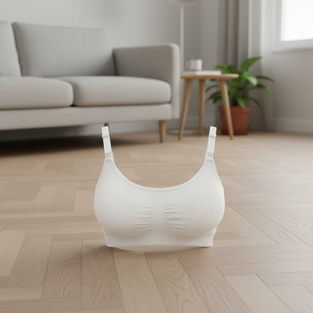 Amme- og pumpe-BH - Medela 3-i-1 - Adaptive Stretch og åndbare soner - Kompatibel med elektriske brystpumper - Hvit - S/M/L/XL