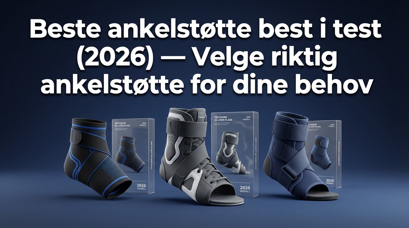 Beste ankelstøtte best i test (2026) — Velge riktig ankelstøtte for dine behov