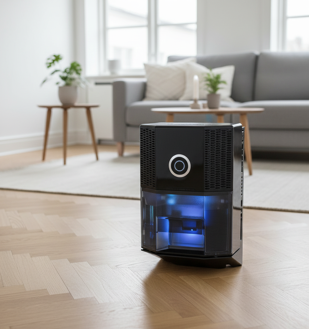 Pingi Vida2 Luftaffugter 30 m² 18 W Sort