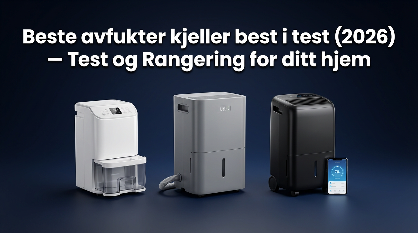 Beste avfukter kjeller best i test (2026) — Test og Rangering for ditt hjem