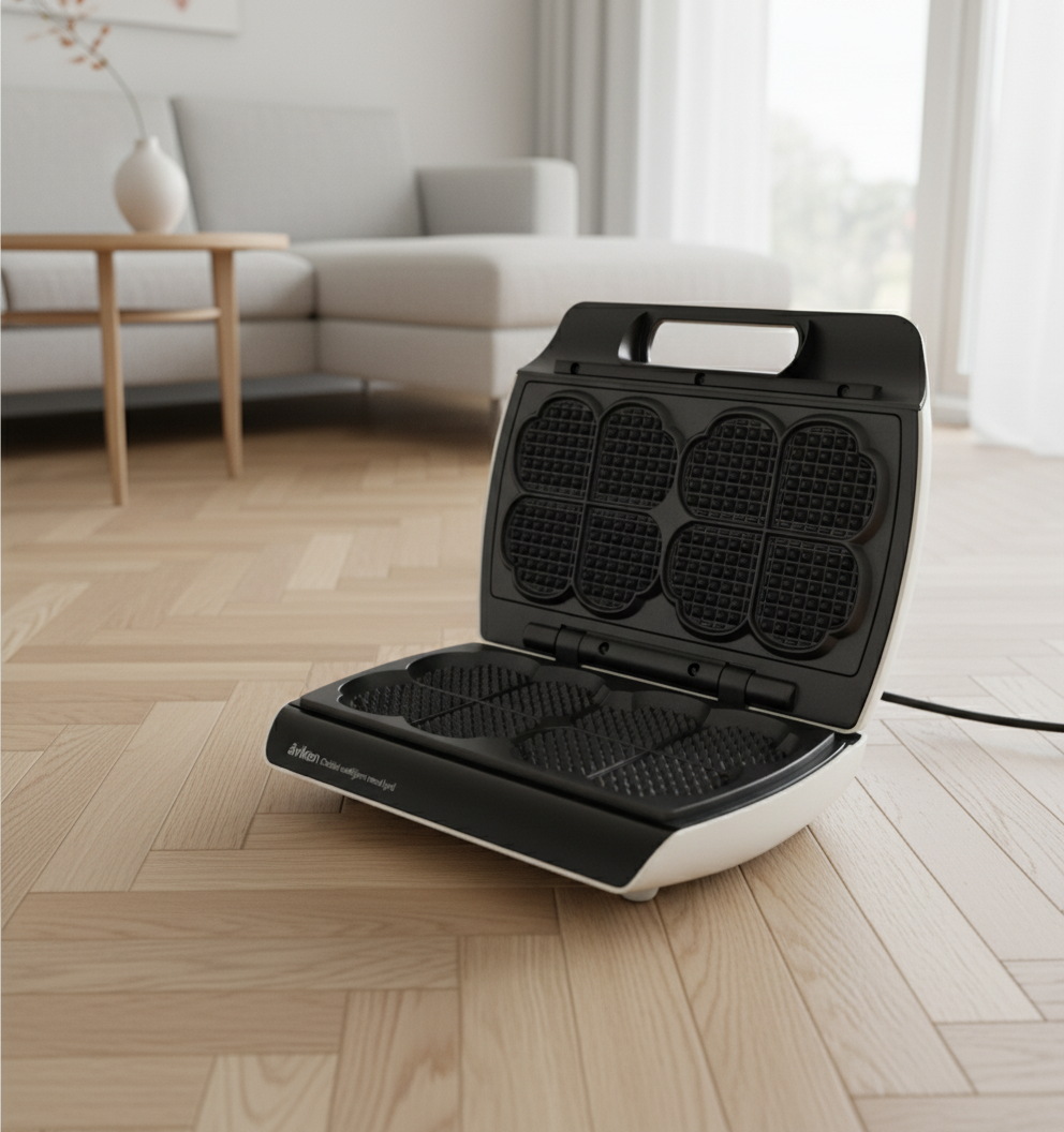 åviken Dobbel vaffeljern med lyd