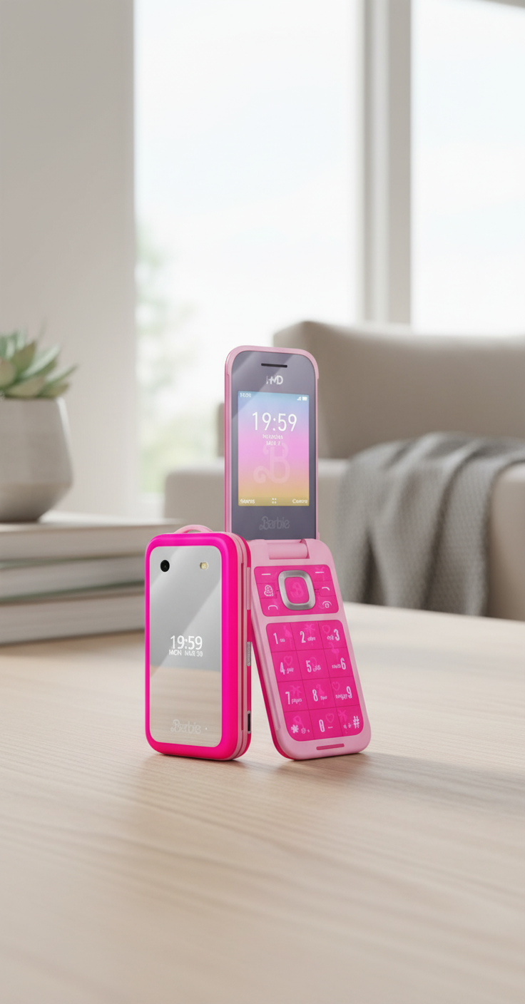 HMD Barbie Phone 128MB Power Pink