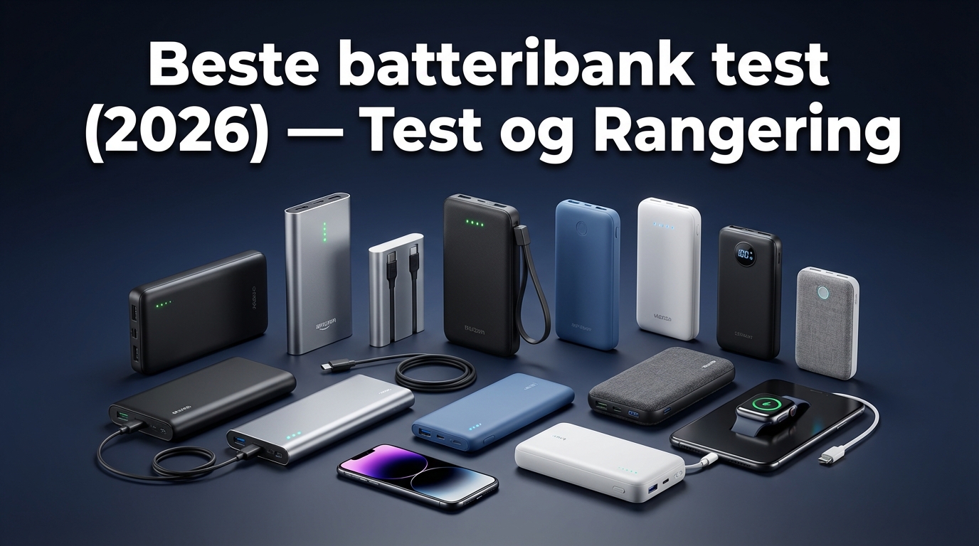 Beste batteribank test (2026) — Test og Rangering