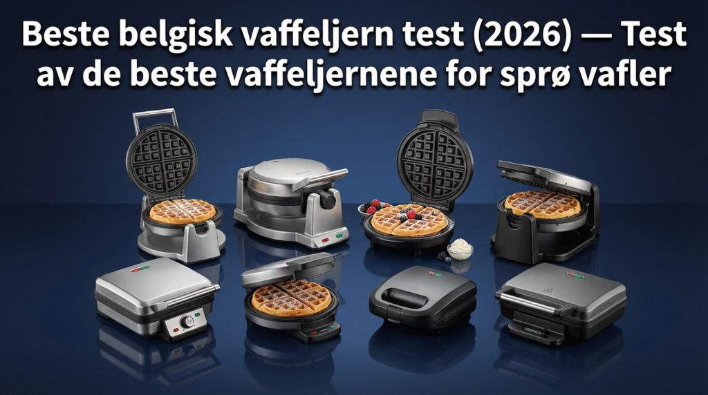 Beste belgisk vaffeljern test (2026) — Test av de beste vaffeljernene for sprø vafler