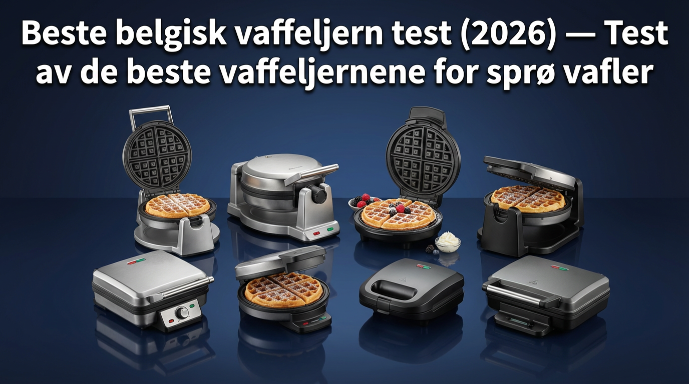 Beste belgisk vaffeljern test (2026) — Test av de beste vaffeljernene for sprø vafler