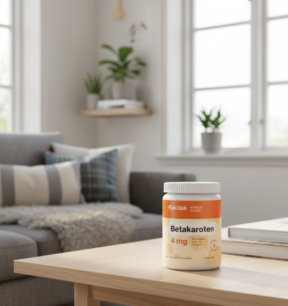 Faktisk Betakaroten 4 mg kapsler