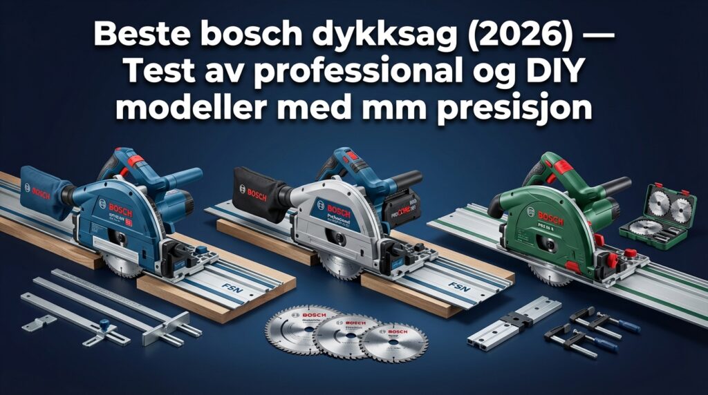 Beste bosch dykksag (2026) — Test av professional og DIY modeller med mm presisjon