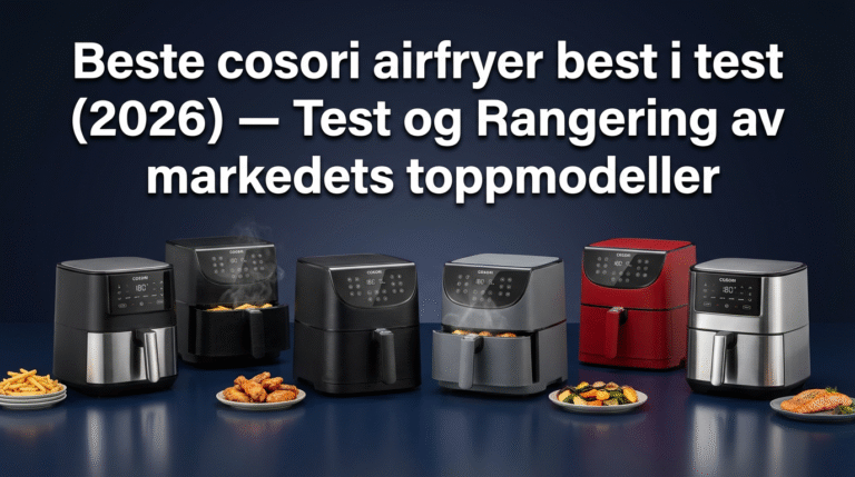 Beste cosori airfryer best i test (2026) — Test og Rangering av markedets toppmodeller