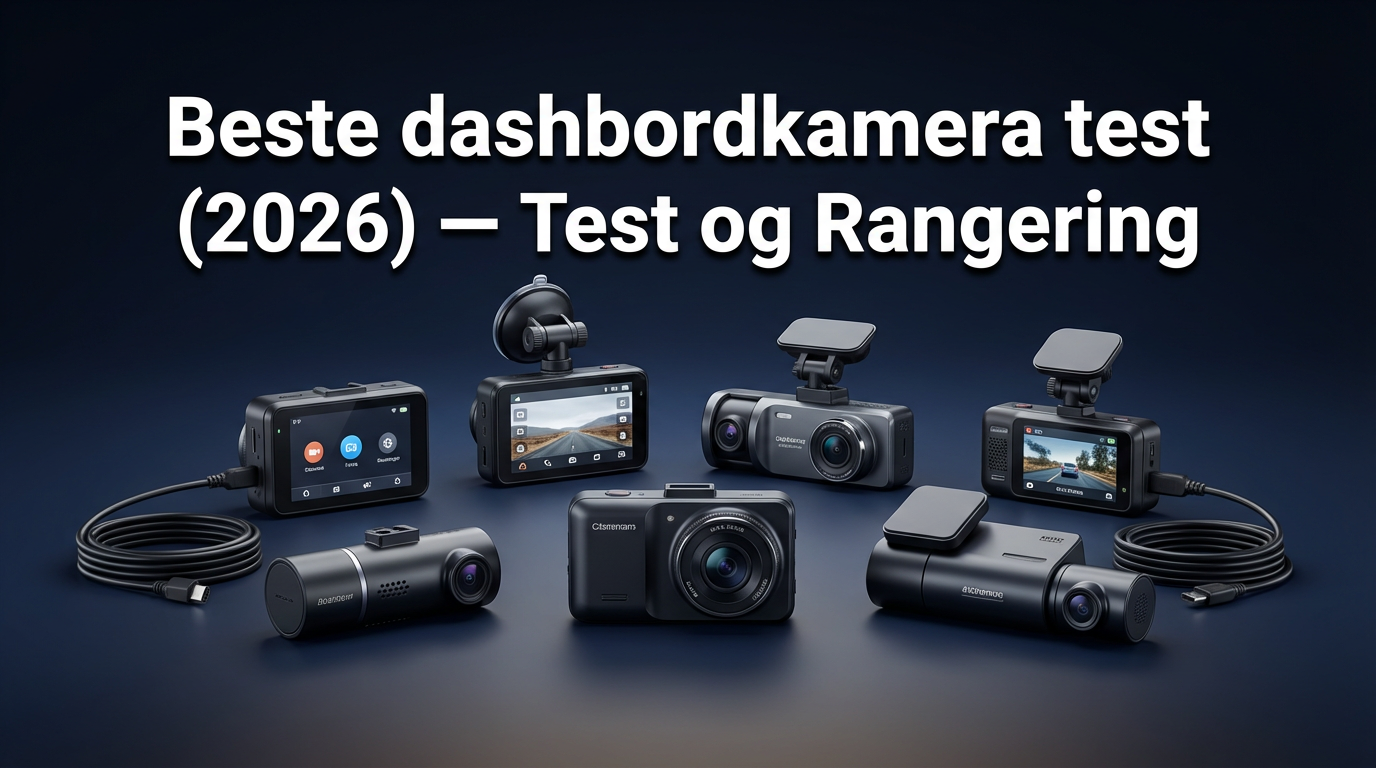 Beste dashbordkamera test (2026) — Test og Rangering