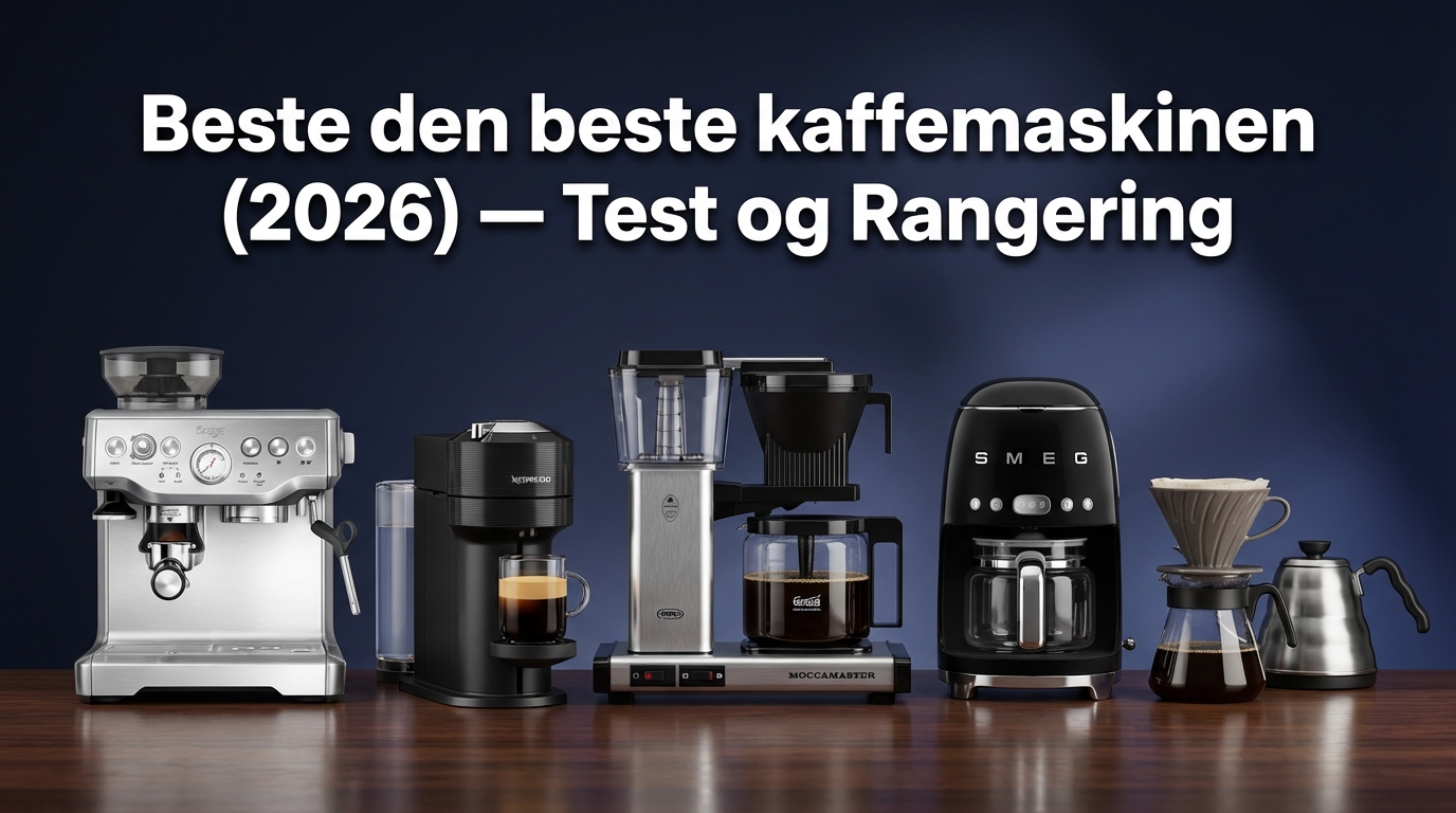 Beste den beste kaffemaskinen (2026) — Test og Rangering