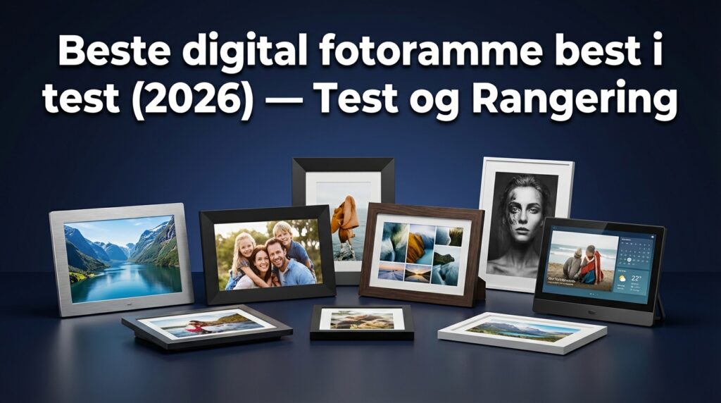 Beste digital fotoramme best i test (2026) — Test og Rangering