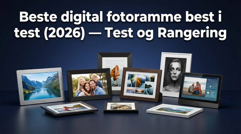 Beste digital fotoramme best i test (2026) — Test og Rangering