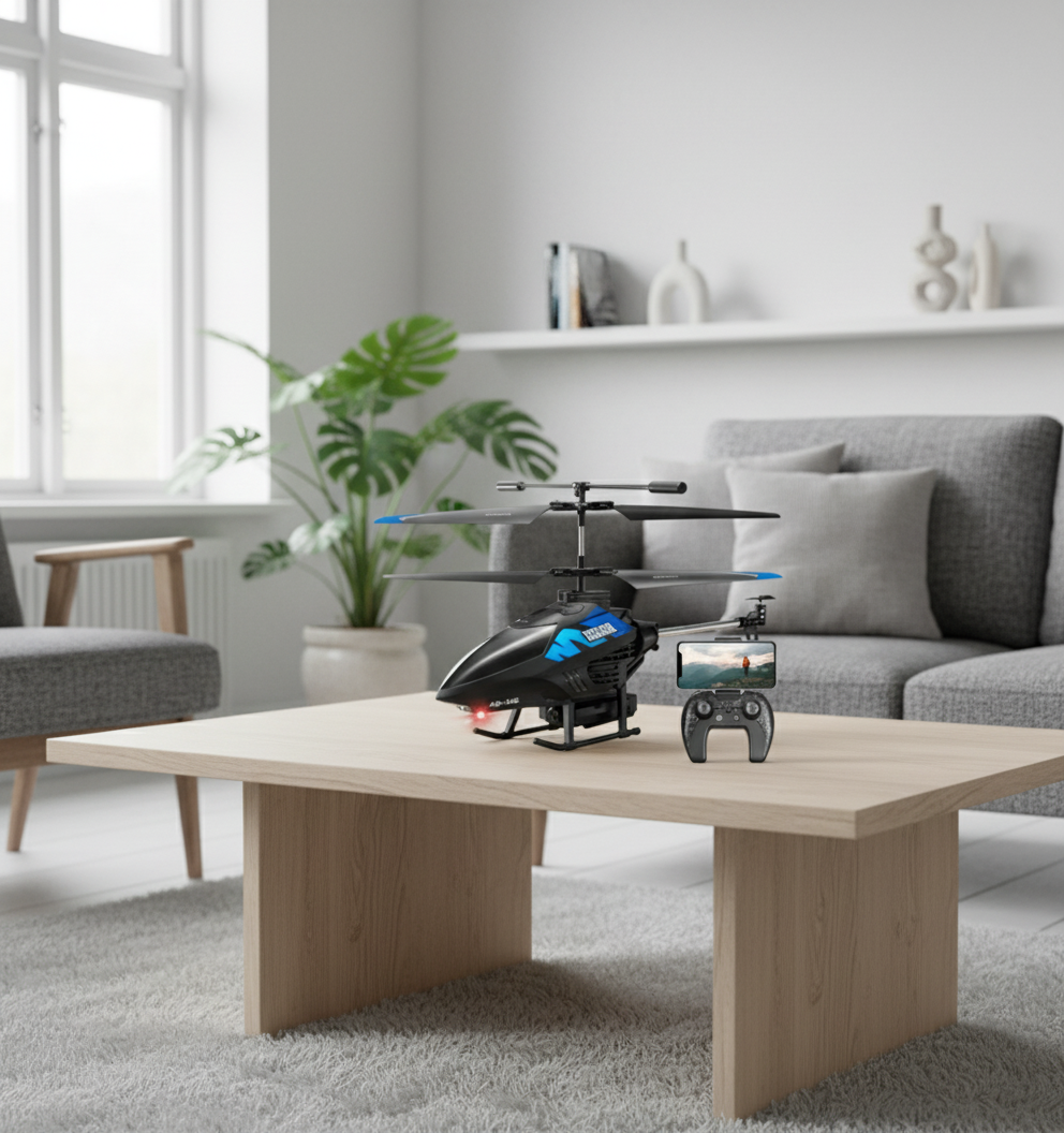 4DRC 4D-M6 RC-helikopter med HD-kamera og oppladbare batterier