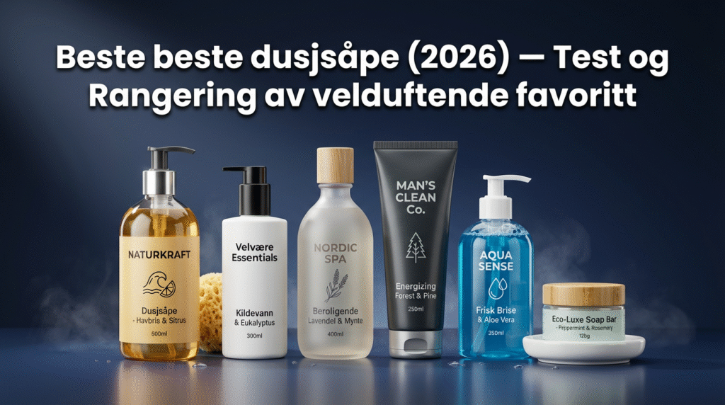 Beste beste dusjsåpe (2026) — Test og Rangering av velduftende favoritt