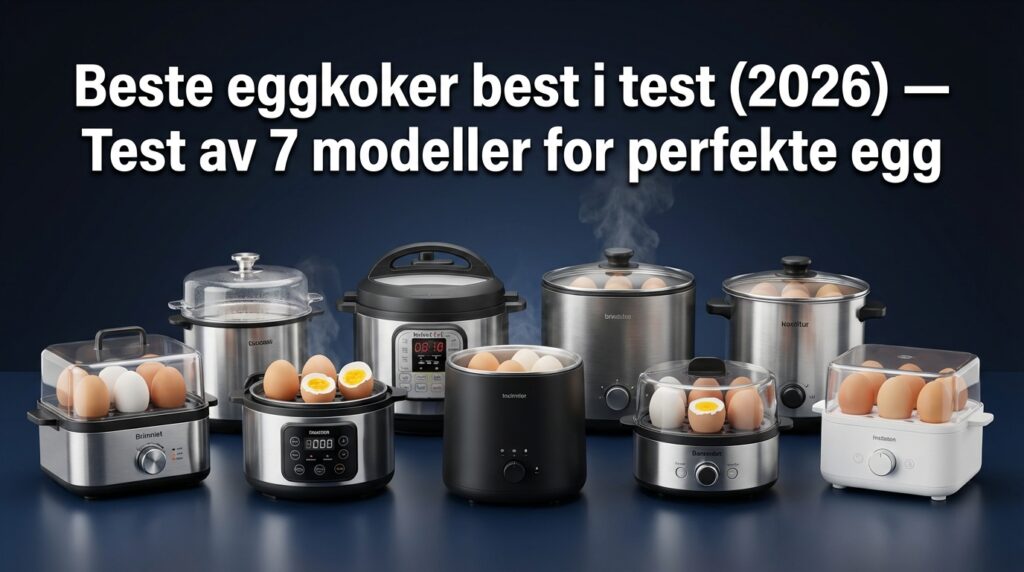 Beste eggkoker best i test (2026) — Test av 7 modeller for perfekte egg