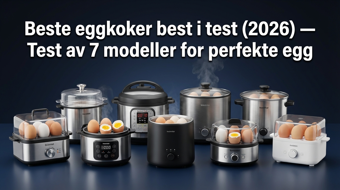 Beste eggkoker best i test (2026) — Test av 7 modeller for perfekte egg