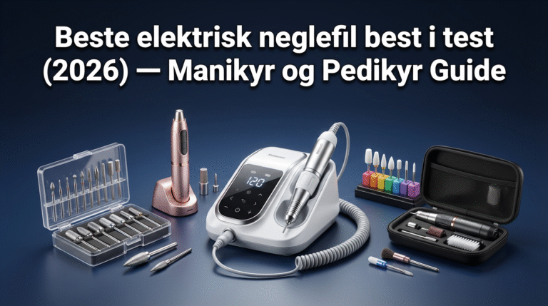 Beste elektrisk neglefil best i test (2026) — Manikyr og Pedikyr Guide