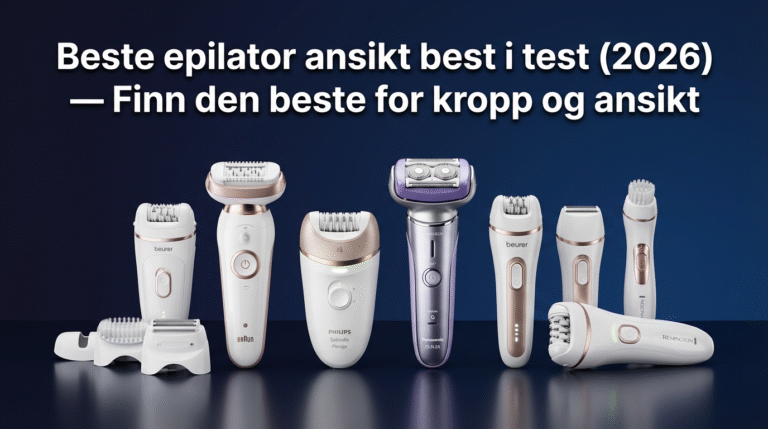 Beste epilator ansikt best i test (2026) — Finn den beste for kropp og ansikt