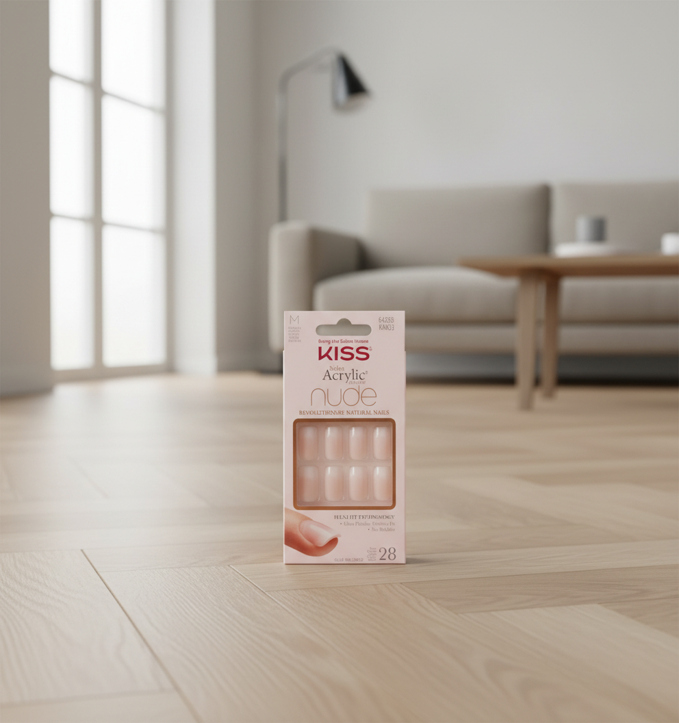 Kiss Salon Acrylic Nude French Nails