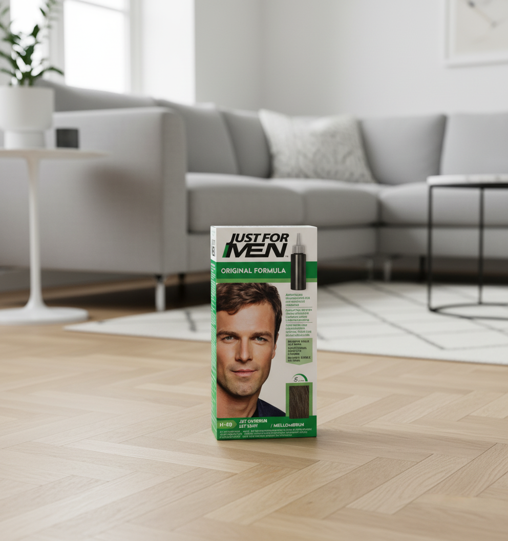 Just For Men Bare for menn hårfarge, original blankett, Jet svart h-60, 1 ea