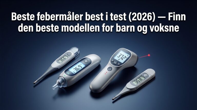 Beste febermåler best i test (2026) — Finn den beste modellen for barn og voksne