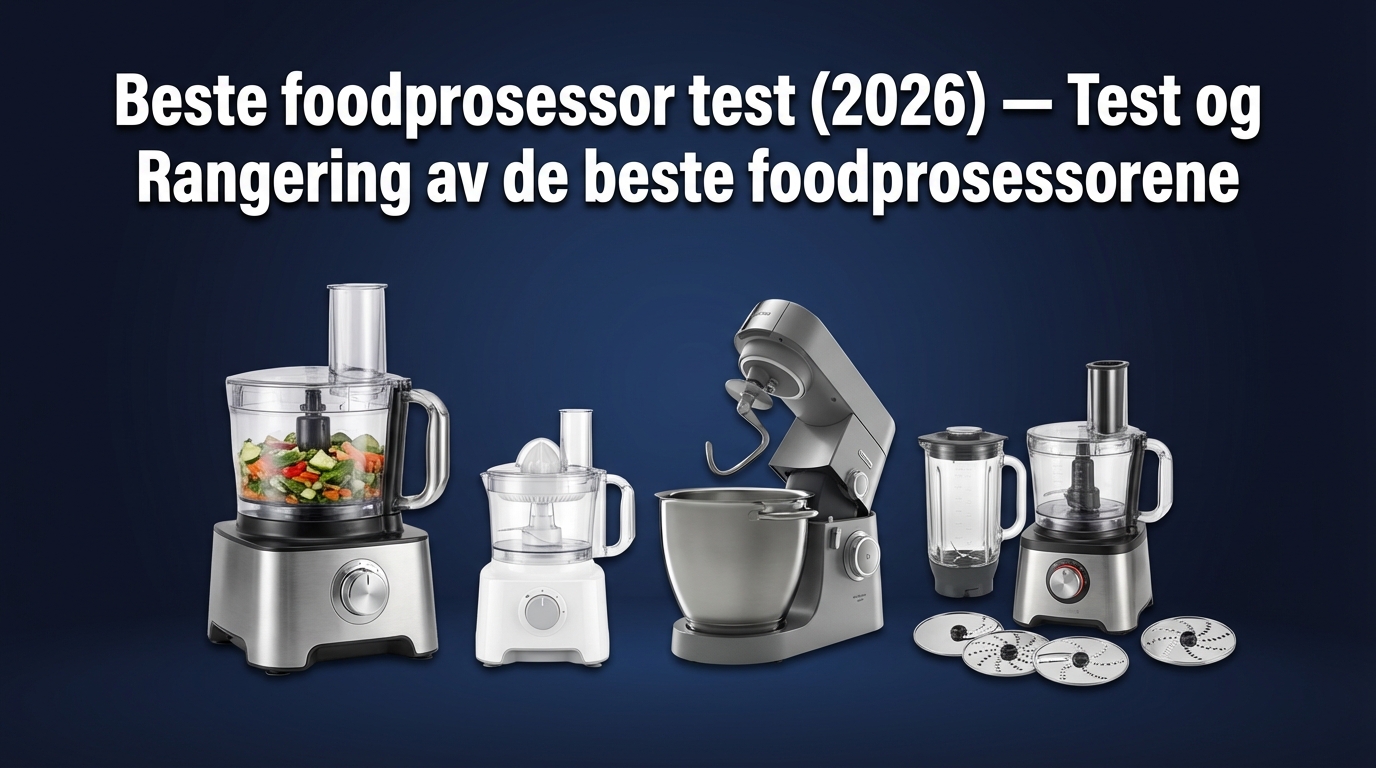 Beste foodprosessor test (2026) — Test og Rangering av de beste foodprosessorene