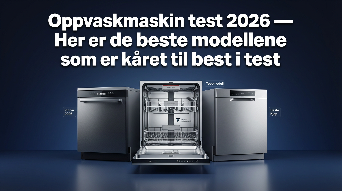 Oppvaskmaskin test 2026 — Her er de beste modellene som er kåret til best i test