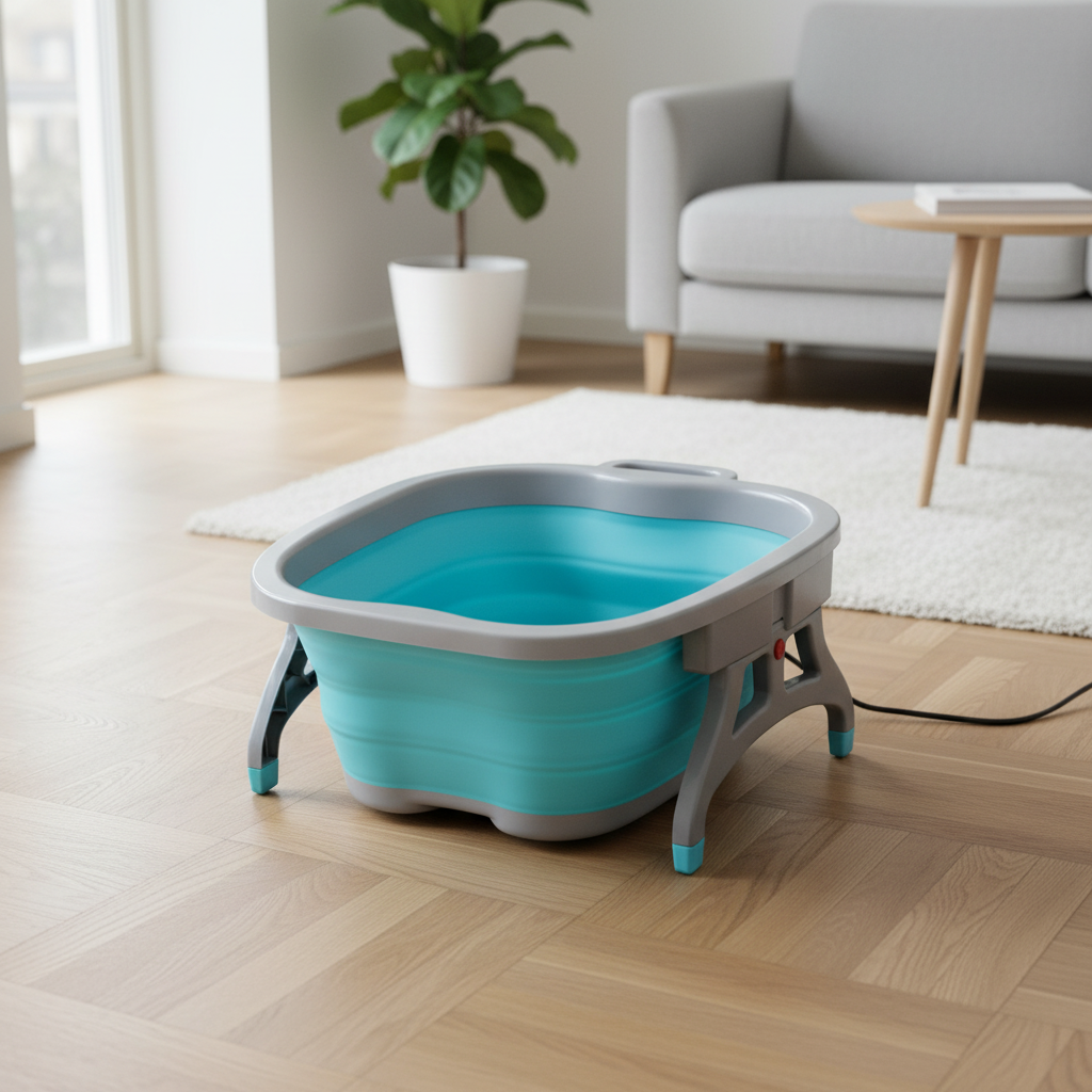 Clas Ohlson Sammenleggbart fotbad