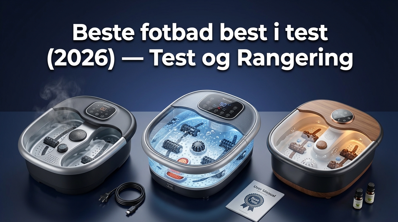 Beste fotbad best i test (2026) — Test og Rangering