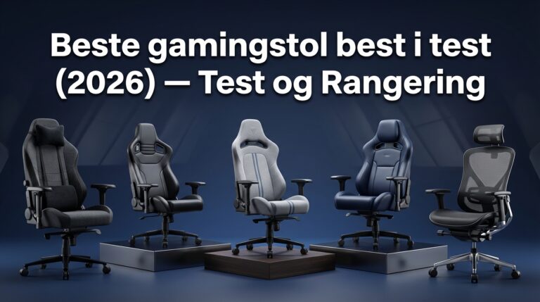 Beste gamingstol best i test (2026) — Test og Rangering