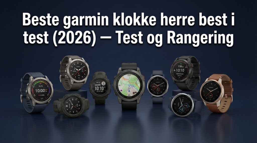 Beste garmin klokke herre best i test (2026) — Test og Rangering