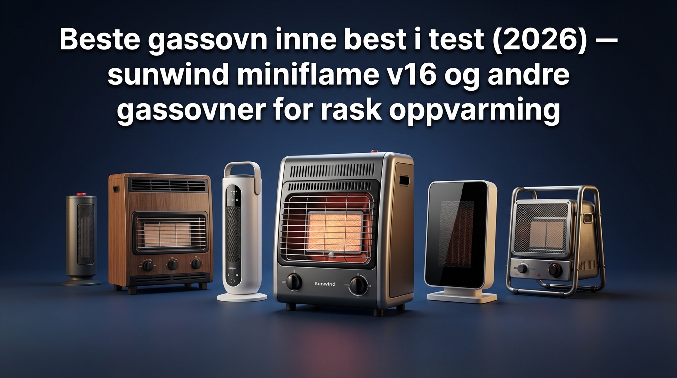Beste gassovn inne best i test (2026) — sunwind miniflame v16 og andre gassovner for rask oppvarming