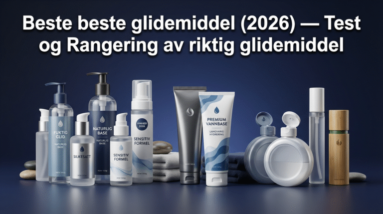 Beste beste glidemiddel (2026) — Test og Rangering av riktig glidemiddel