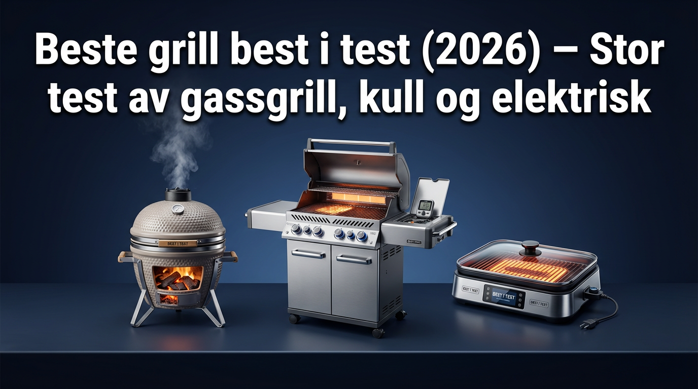 Beste grill best i test (2026) — Stor test av gassgrill, kull og elektrisk
