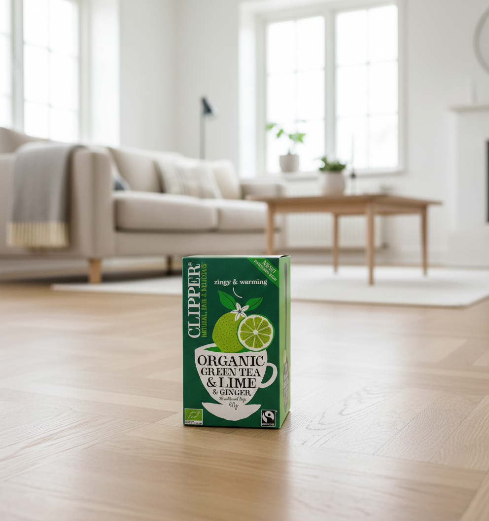 clipper Grønn Te m. Lime & Ingefær Øko