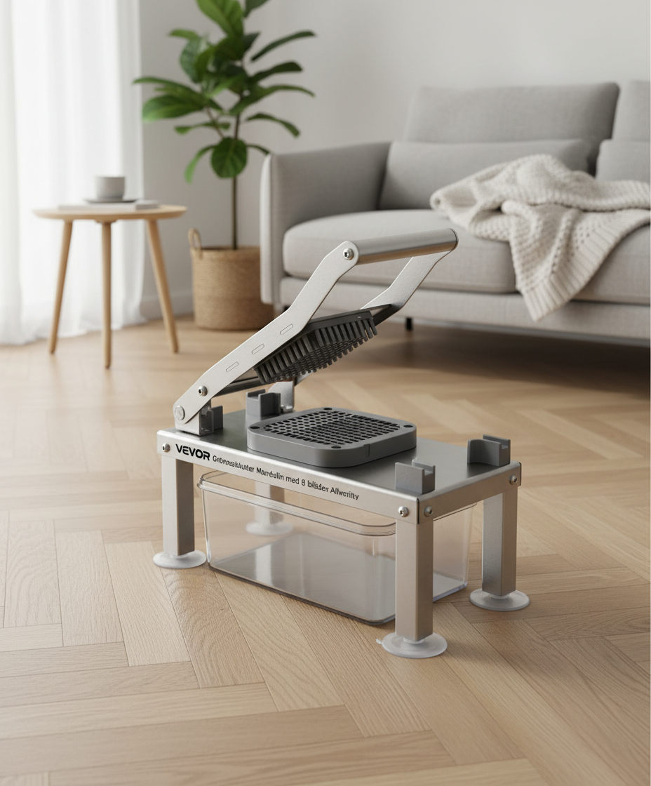 VEVOR Grønnsakskutter Mandolin med 8 blader Allsidig