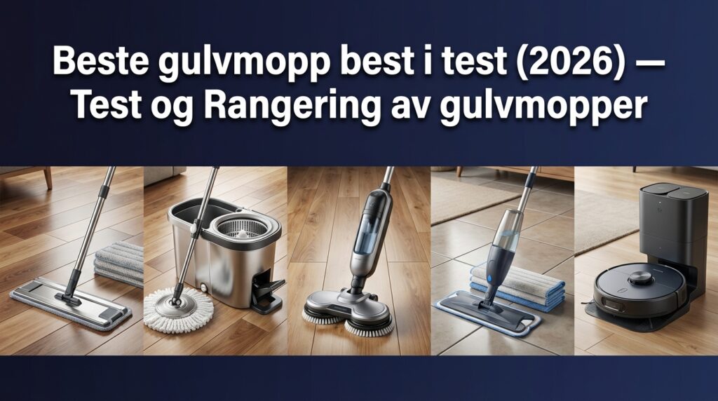 Beste gulvmopp best i test (2026) — Test og Rangering av gulvmopper