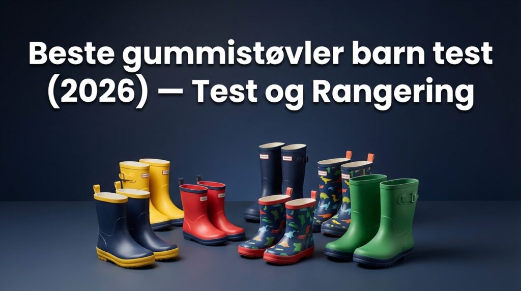 Beste gummistøvler barn test (2026) — Test og Rangering