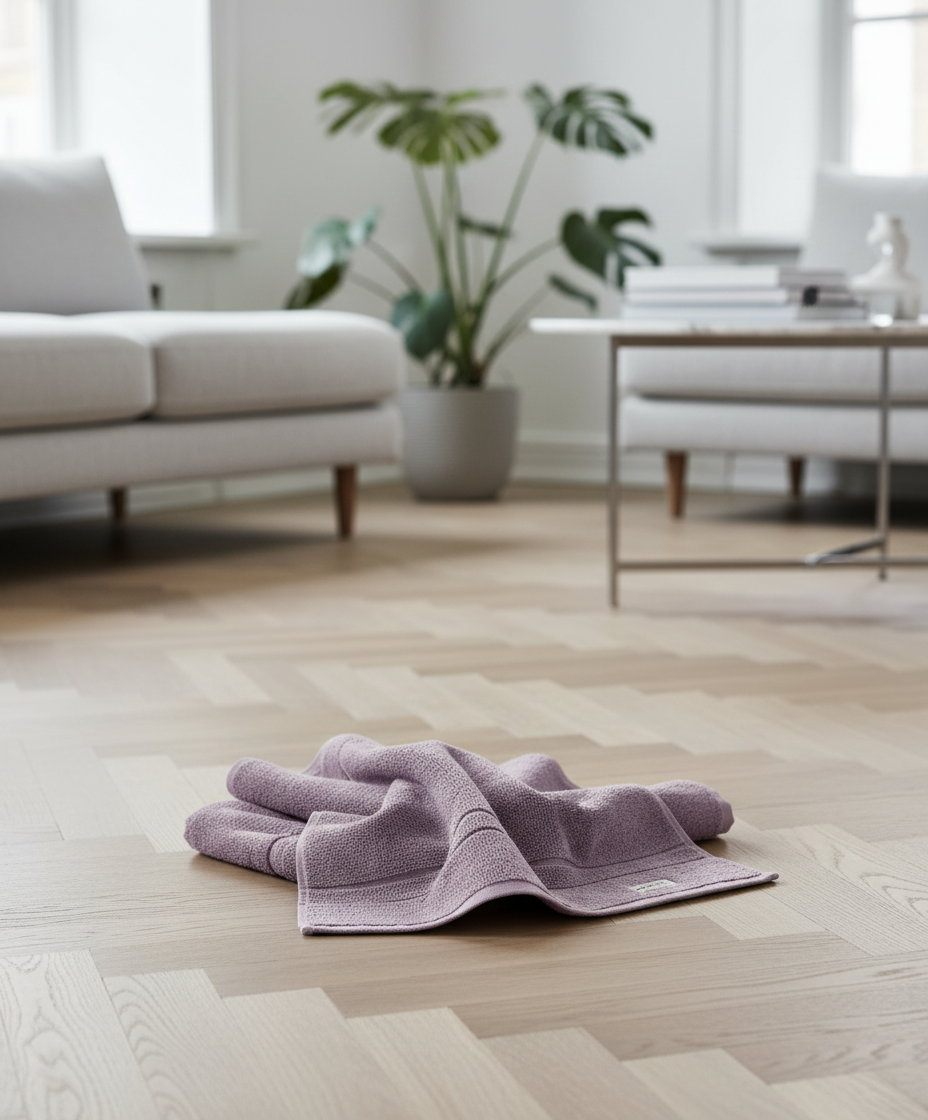Gant premium håndklær økologisk bomull soothing lilac