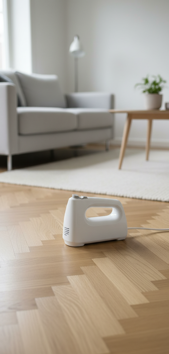 Clas Ohlson Liten håndmikser med deigkroker