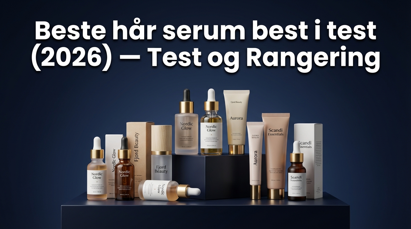 Beste hår serum best i test (2026) — Test og Rangering