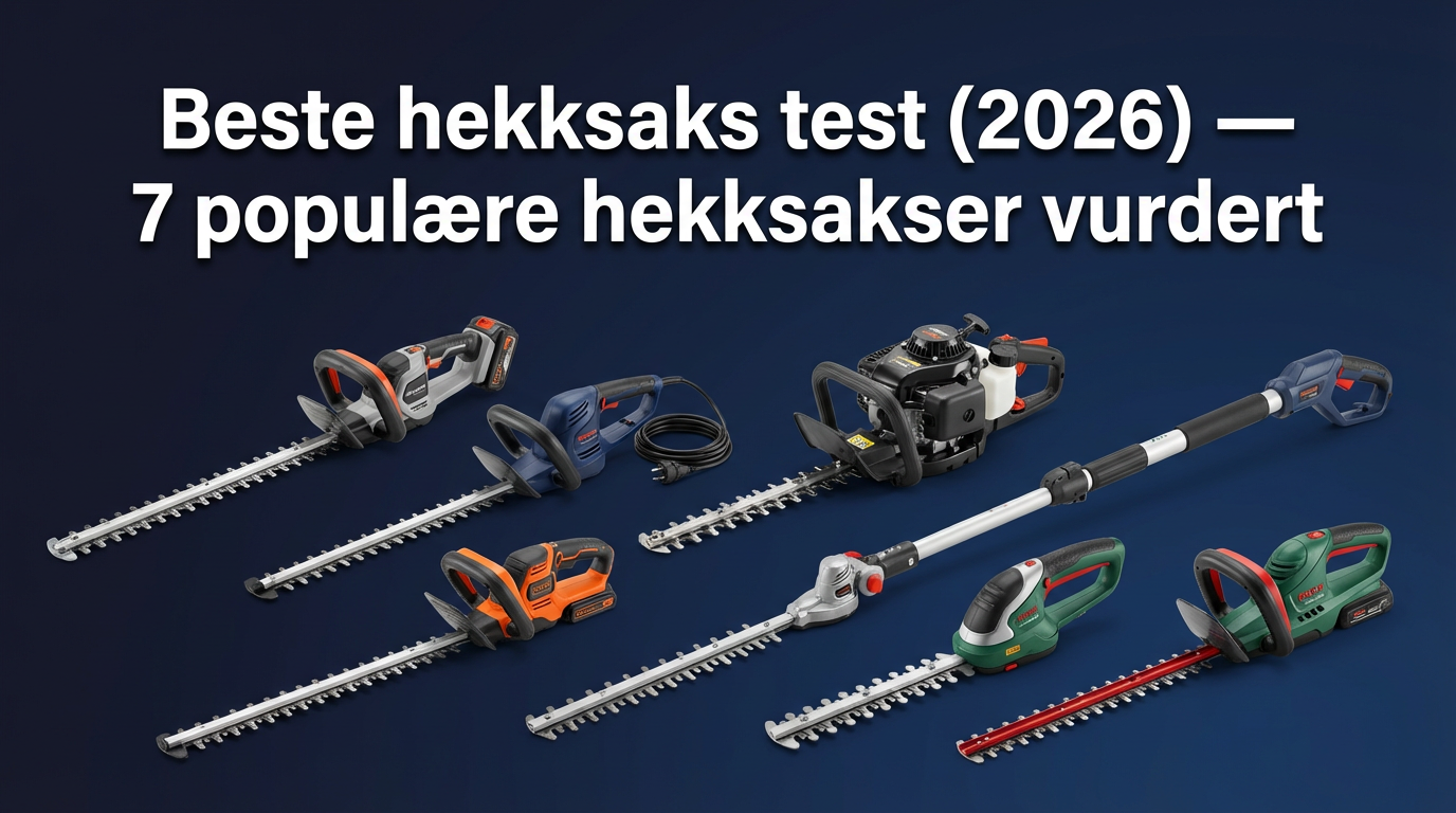 Beste hekksaks test (2026) — 7 populære hekksakser vurdert