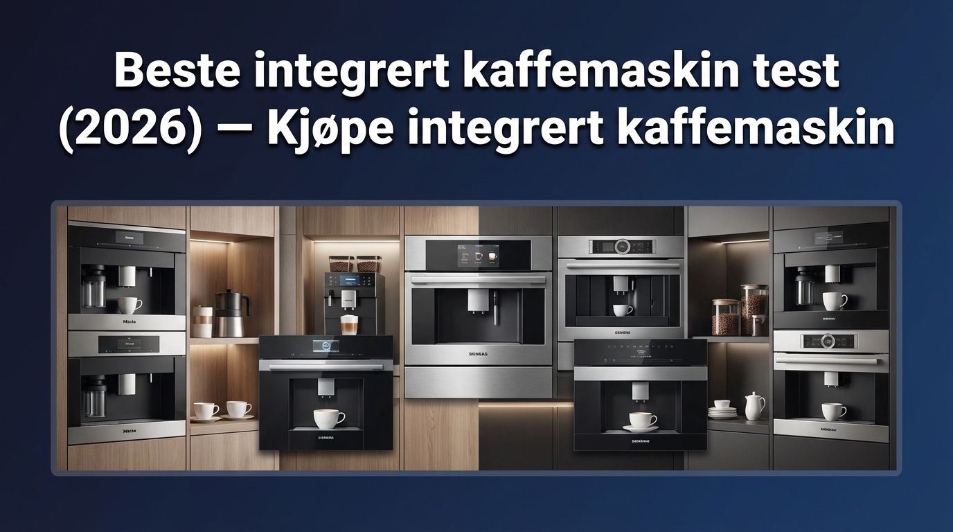 Beste integrert kaffemaskin test (2026) — Kjøpe integrert kaffemaskin