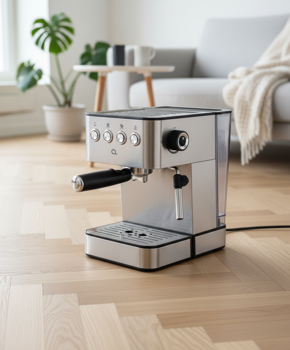 Andersson-ESM 1.0 Espresso machine-Elegant espressomaskin med melkesteamer-Beverage machine-Espressomaskiner