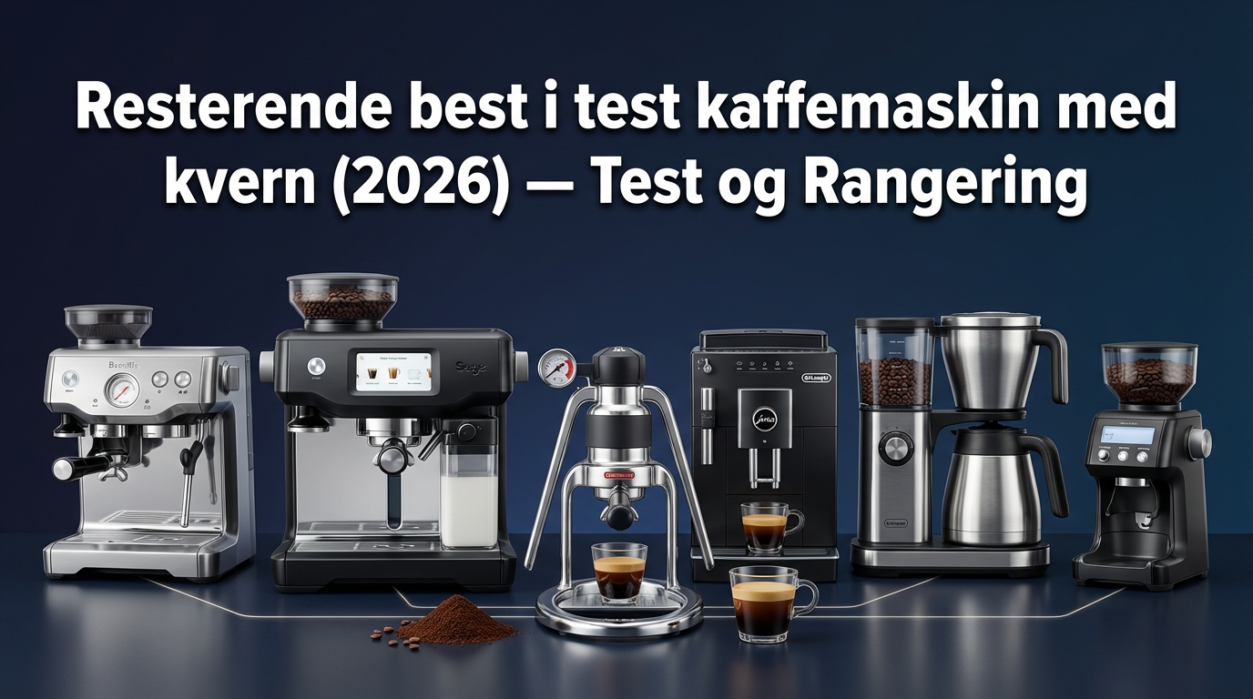 Beste best i test kaffemaskin med kvern (2026) — Test og Rangering